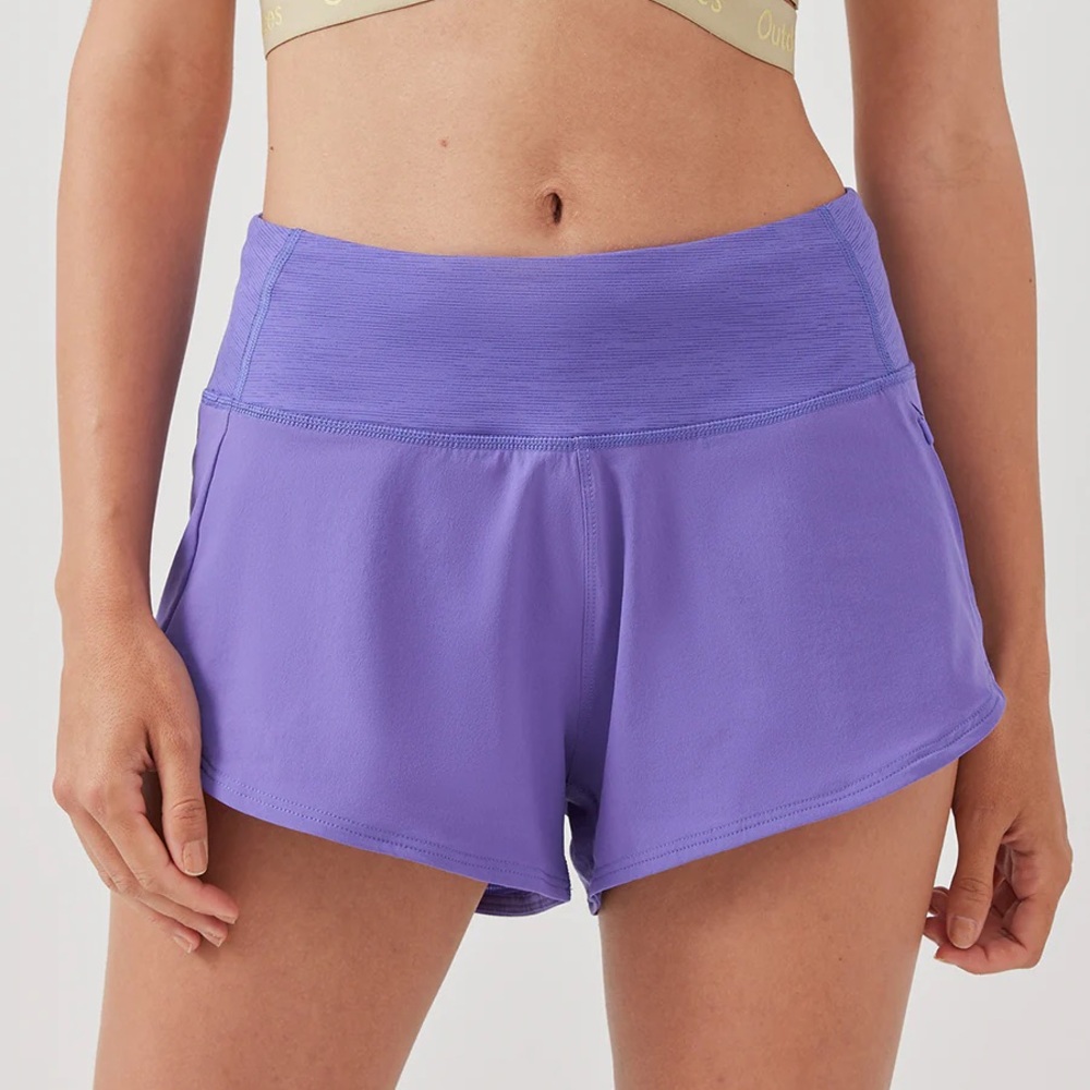 Outdoor Voices Purple exercise shorts